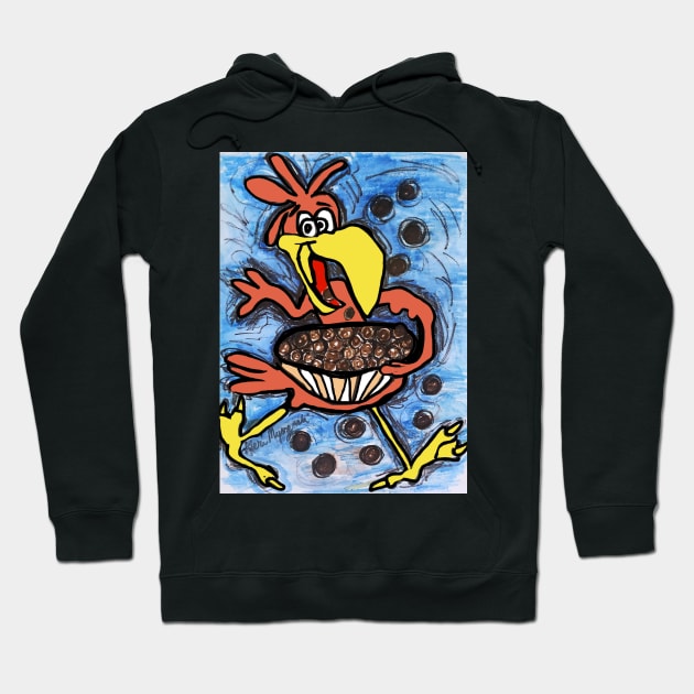 Cocoa Puffs Sonny the Cuckoo Bird Hoodie by TheArtQueenOfMichigan 